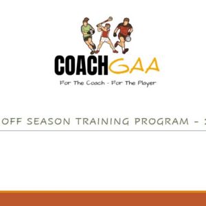 CoachGAA - Off Season Programme 1